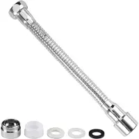 OEM Rallonge de robinetterie de cuisine - rotation 360° - 1 pièce - inox