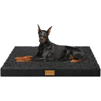 Sonstiges Lit orthopédique pour chien, modèle Jumbo, dimensions 142x101 cm, couleur noire