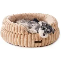 Sonstiges Lit pour chien, forme ronde, doux et confortable, modèle Kamel, dimensions 61x61x23 cm