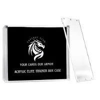 Merkloos Solidchoice - Boîte en acrylique pour coffret Elite Trainer – Protection ultra-épaisse pour les cartes de collection