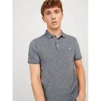 Jack & Jones T-Shirt 'JJEPaulos' gris chiné / blanc