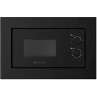 Continental Edison Micro-ondes encastrable - - CEMO20EBM2 - 1280 W - L59,5xH38,5xP35,3 cm - 20L - Noir