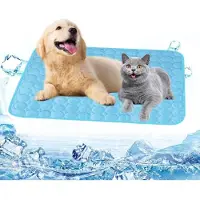 Sonstiges Tapis rafraîchissant pour chiens, dimensions 75x50 cm, couleur bleue, taille L