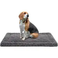 Sonstiges Tapis lavable pour chien, dimensions 91 x 58 cm, couleur gris foncé