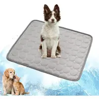 Sonstiges Tapis rafraîchissant pour animaux de compagnie, 60 x 52 cm, pour chiens et chats, couleur grise