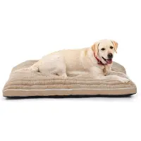 Sonstiges Couverture pour chien de grande taille, lavable, dimensions : 106 x 70 x 7 cm, couleur beige