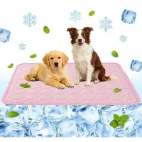 Sonstiges Tapis rafraîchissant pour chiens, auto-refroidissant, 100 x 70 cm, rose