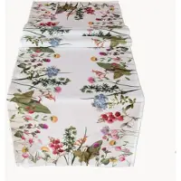 Texpot Nappe décorée de motifs de tournesols, dimensions 40 x 140 cm