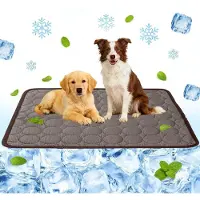 Sonstiges Tapis rafraîchissant pour chiens, 100 x 70 cm, couleur café, auto-refroidissant