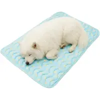 Sonstiges Tapis rafraîchissant pour chien, bleu clair, 70 x 55 cm