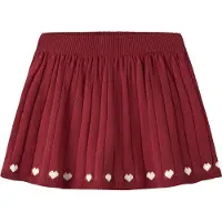 Name it Jupe 'NMFRalbos' rouge rubis / blanc