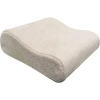 Unyqoos Coussin de voyage viscoélastique – coussin ergonomique pour le cou et la tête, de fermeté moyenne, dimensions 30 x 25 cm, hauteur 11 cm, housse lavable en machine