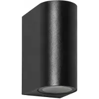 Alpinaluz Applique murale GU10, indice de protection IP54, en aluminium, forme semi-circulaire, éclairage directionnel vers le haut et vers le bas, 15 cm