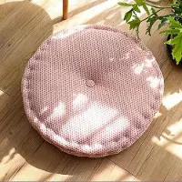 Unyqoos Coussin de siège 40 x 40 x 10 cm – coussin doux et épais, rembourré en coton PP, respirant, lavable (lavage à la main à 30 °C), avec une poignée de transport, idéal pour les chaises et le sol