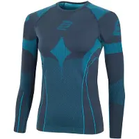 Bogotto Klara été, t-shirt fonctionnel à manches longues pour femmes, gris/bleu, M/L