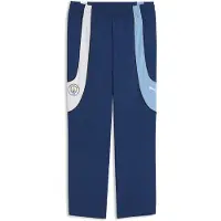 Puma Pantalon de sport bleu foncé / blanc