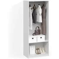 Livinity Armoire à vêtements Trento Blanc , Model 58970
