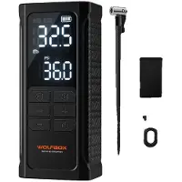 OEM Gonfleur de pneus portable, 150 PSI, batterie 5800mAh, 9,8 x 3,1 x 6,0 pouces, pèse 2,2 lbs, adapté aux voitures et aux motos