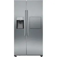 Siemens iQ500, Côte à côte américain, 178.7 x 90.8 cm, Acier brossé AntiFingerprint, KA93GAIDP
