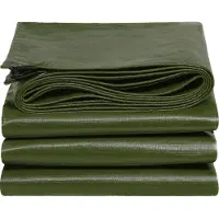Sonstiges Bâche de protection, dimensions 2x2,5 mètres, couleur verte, imperméable, stabilisée contre les UV, résistante à la déchirure, revêtue en polyéthylène, grammage 160 g/m²