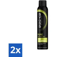 Syoss - Pure Fresh Shampooing sec - Shampooing - Styling longue durée - 200ml - Pack avantage - 2 pièces