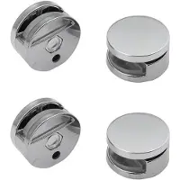 Famanu , 4 clips pour fixer des miroirs – Système de fixation pour miroirs