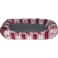 Merkloos Lot de 2 coussins pour chien avec motif tyrolien, dimensions : 62 x 50 x 17 cm