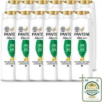Pantene 12 flacons de shampooing Lisse et Soin pour cheveux crépus - 225 ml - Pack économique - 12 pièces