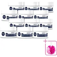 Nivea 12 x Crème visage intensive pour peaux sensibles Men - 50 ml - Pack économique - 12 pièces
