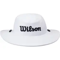 Wilson Chapeau de soleil Golf - Blanc/Noir, Taille unique