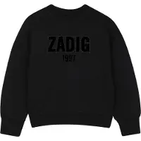 Zadig & Voltaire X60799 Sweatshirt Noir 14 Years Fille