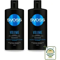 Syoss 2 flacons de shampooing volumisant - 440 ml - Lot de 2