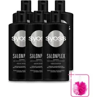 Syoss 6 flacons de shampooing Salonplex - Protection pour cheveux colorés - 440 ml - Pack économique - 6 pièces