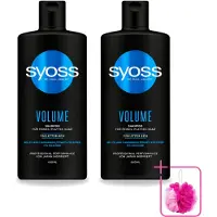Syoss 2 bouteilles de shampooing volumisant - 440 ml - Pack économique - 2 pièces