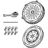 Valeo Kit d'embrayage DDC FULLPACK DMF