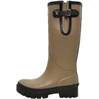 Barbour Bottes en caoutchouc 'Militar' noisette / noir