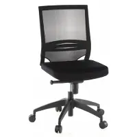 Hjh OFFICE Siège De Bureau / Fauteuil De Direction Porto Eco, Assise Tissu / Dossier Maille, Noir Hjh Office