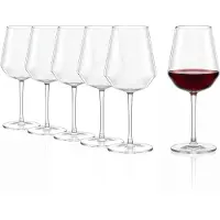 Stölzle 6 verres à vin rouge "Celestia" de Lausitz, modèle "Bordeaux", capacité de 645 ml