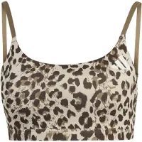 Adidas Brassière leopard femme Optimé Essentials 3 Stripes