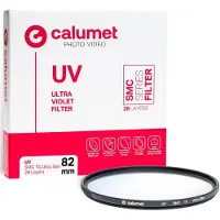 Calumet Filtr Filtr UV SMC TG 82 mm Ultra Slim 28 Layers (82 mm, Filtre UV)