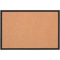 Nobo Tableau à Cadre Noir En Liège 585x430 Mm