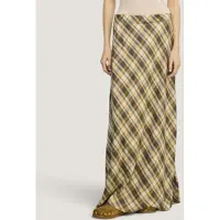 Semicouture pour femme. Y6WQ08 Jupe Gonna Connie (44), Casuel, Vert, Viscose
