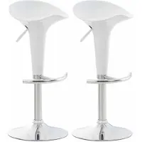CLP lot de 2 tabourets de bar Saddle