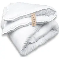 Merkloos Couverture de lit 135 x 200 cm, pour lit simple, en polyester recyclé, 350 g/m², lavable