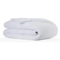 Merkloos Couverture de lit 3001, fibre anti-acariens, 300 g/m², blanche, pour chambre à coucher