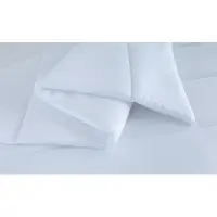 Merkloos Couverture de lit 160/180-240 x 220 cm, 300 g/m², blanche, anti-acariens, pour chambre à coucher