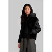 Blauer pour femme. 26WBLDC04339 Veste Juniper noir (M), Casuel, Polyamide