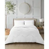 Merkloos Couverture sans housse, pour lit simple, 4,5 TOG, couleur blanc polaire, collection seersucker, pour chambre à coucher