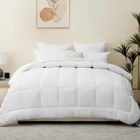 Merkloos Couverture de lit 240 x 260 cm, garnissage 450 g/m², pour chambre à coucher