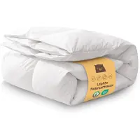 Merkloos Couverture d'été 135x200 cm, contenant 10% de duvet, avec housse en coton, pour chambre à coucher
